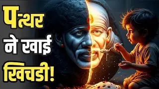 साईं बाबा ने पत्थर बनकर खिचड़ी खाई | एक भोले बच्चे की भक्ति | साईं बाबा का चमत्कार