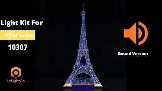 Sound + Standard Remote Light Kit For LEGO Icons 10307 Eiffel Tower - Eiffel Tower 10307 - Tallest
