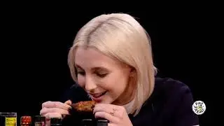 Emma ~ Chamberlain ~ Has a Spiritual Awakening While Eating Spicy Wings  Hot Ones