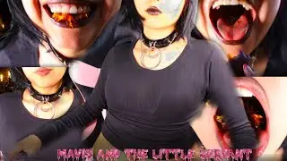 Mavis and the tiny servant #roleplay #mouthsounds #asmr #giantess #asmreating 
