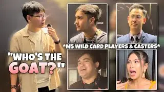 I ASKED M5 WILD CARD PLAYERS & CASTERS WHO&rsquo;S THE GOAT IN MLBB&hellip; 🤯