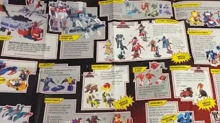 Transformers generation one USA original 1988 toy checklist flyer. Vintage G1 catalog headmaster