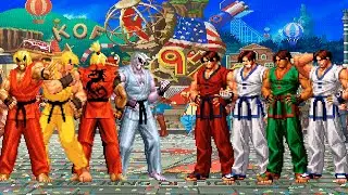 [KOF Mugen] Ken Masters Team vs Kim Kaphwan Team