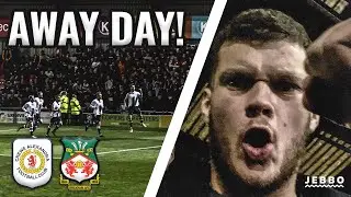 AWAY DAY WIN!! WREXHAM CRUISE PAST CREWE! | CREWE ALEXANDRA 0 VS 3 WREXHAM | MATCHDAY VLOG
