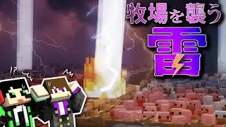 大量のニワトリたちがスカルクではなく雷に襲われる！？【スカルク侵蝕クラフト Part7】