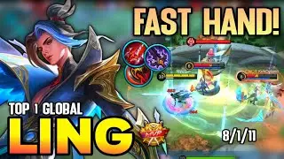 Fast Hand! Ling Best Build 2021 | Top 1 Global Ling Gameplay | Mobile Legends✓