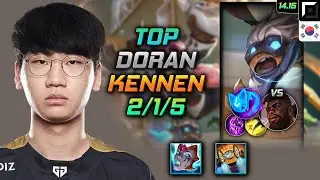 Kennen Top Build Doran Liandry's Torment Summon Aery - LOL KR Challenger Patch 14.15