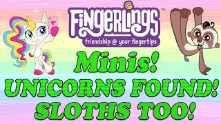 Fingerlings MINIS Unicorns and Sloths Found! | (2018)