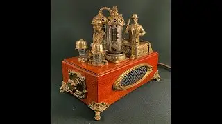 Sherlock Steampunk 4- tube Stereo Amplifier