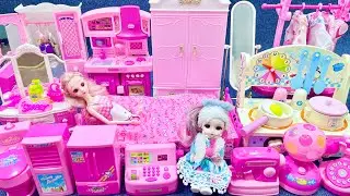11 Minutes Satisfying with Unboxing Barbie Princess Bedroom Dress Up Playset ASMR | Review Toys