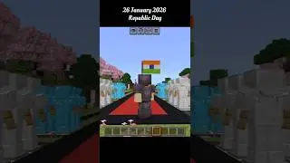 Minecraft Republic Day Parade in 4K 🇮🇳 #minecraft #shortvideo #gaming #shorts #republicday
