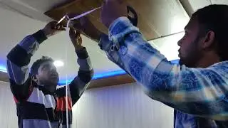 led strip light installation || pvc ceilling मे strip light कसे लगाये ? || kk interior || diy decor