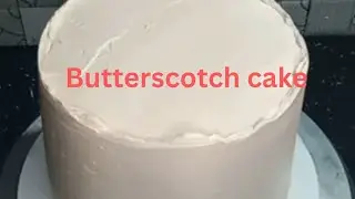 Butterscotch  frosting || Birthday Cake