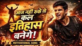 आज नही रुके 🔥तो कल इतिहास 🔥बनेंगे | Powerfull 💯 Motivation 🎧 Song | Motivation | Never Give Up 