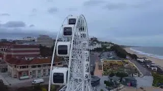 Bournemouth Pier and Ferris Wheel Drone View