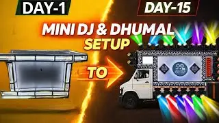 MINI DJ & DHUMAL SETUP ka complete transformation 😱 wiring, lights  sab kuch real build 