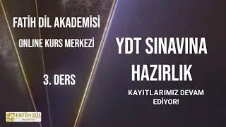 3. Ders: Arapça Dil Eğitim Merkezinde
