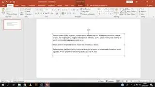 (Microsoft Power Point) Cara menambahkan Dummy text Lorem Ipsum dalam Microsoft Power Point