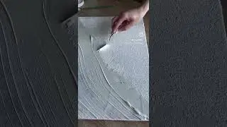 Try this stunning new Solid Solutions Resin Sand Texture Medium with me!🤍#texturedart #homedecor