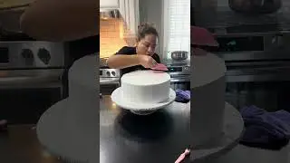 Торт в форме барабана с начинкой из флана
