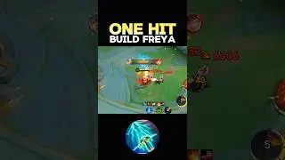 😱 WACH THIS - SAVAGE FREYA: BEST ITEM FREYA 2024❓~ MLBB 🔥 #mobilelegends #onehitbuild #freya #shorts