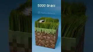 Realistic Grass Physics in Minecraft!