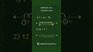 Addition to 20 on a Number Line | 1st Grade Math ✅💯 #maths #addition #education #numberline