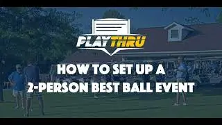 How to Set Up a Two Person Best Ball Golf Tournament