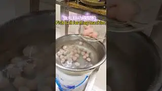 Fish ball forming machine