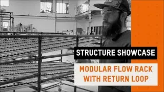 🌟 Modular Flow Rack with Return Loop | Structure showcase