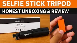 Amazon Basics Selfie Stick Tripod Review 2025 | Best Tripod for YouTube & Vlogging