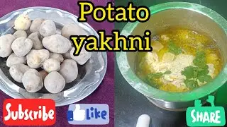 how to make potato yakhni at home