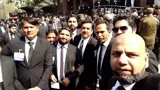 25 Feb 2023 Insaf Lawyers Forum gathering in Lahore High Court