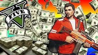 GTA 5 Online - ATRACO AL BANCO CENTRAL!!! (2/2) - Fails por doquier xDD - NexxuzHD