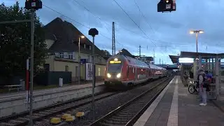 Zugverkehr in Neu-Edingen/Friedrichsfeld
