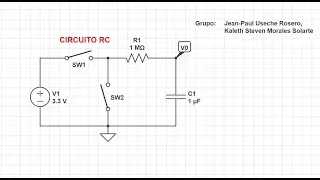 MATLAB Visualizacion de carga y descarga de un capacitor en un circuito RC serie