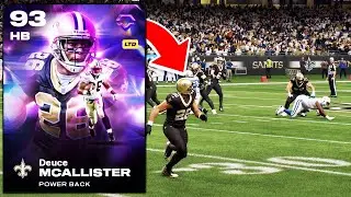 93 OVR Deuce McAllister RUNS WILD! 💨💨 | Saints Theme Team