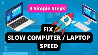 Slow PC / Laptop Fix (100%) with Just 4 Steps