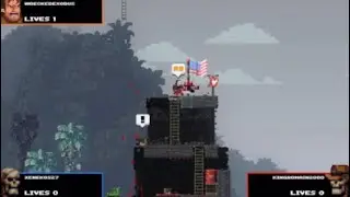 How to defeat the Acid Crawler in Broforce, like a Bro.