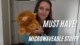 Highland Cow Stuffed Animal, Microwavable Overview | Is it worth it? #ad #amazoninfluencer
