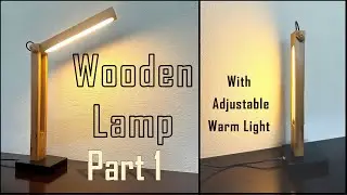 Wooden Lamp with Adjustable Warm Light - 2in1 Design for Cozy Vibes Part 1