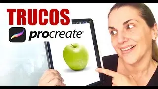 TUTORIAL PROCREATE 👉🏻 🍏 DIBUJA esta Manzana ★ EN 8 PASOS! [FACIL PRINCIPIANTES]