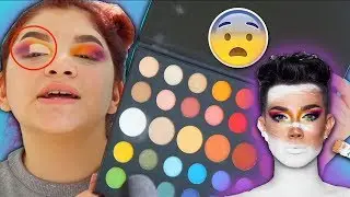 PROBANDO NUEVA PALETA DE JAMES CHARLES!!! :D (Desastre total)