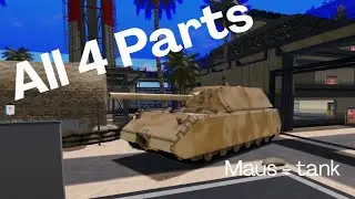 All 4 Parts of the Maus tank 🪖