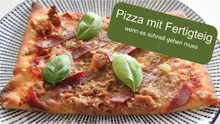 Soll es mal schnell gehen? Pizza mit Fertigteig