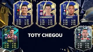 CHEGOU OS TOTY + SUAREZ + RIBERY NO FIFA 21