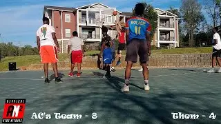 More Intense 4v4 basketball matchups! Charlotte, North Carolina Hoopers Day 2 Game 1