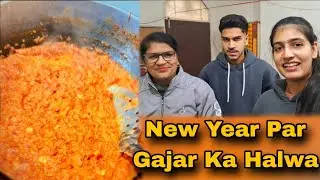 Saal ke aakhiri din mom Bna rahe gajar ka halwa(gajrela) to celebrate new year 2026🧡|The Priya Vlogs