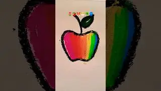🌈in rainbow soft pastel colours #art #shortvideo