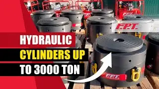High Tonnage Hydraulic Cylinders up to 3000 ton manufactured by FPT Fluid Power Technology